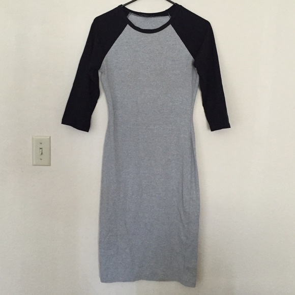 Forever 21 gray & black dress