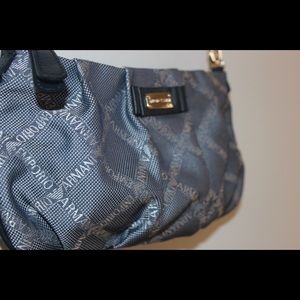 Grey Armani Exchange Crossbody Bag