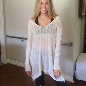 Brandy tan oversized sweater