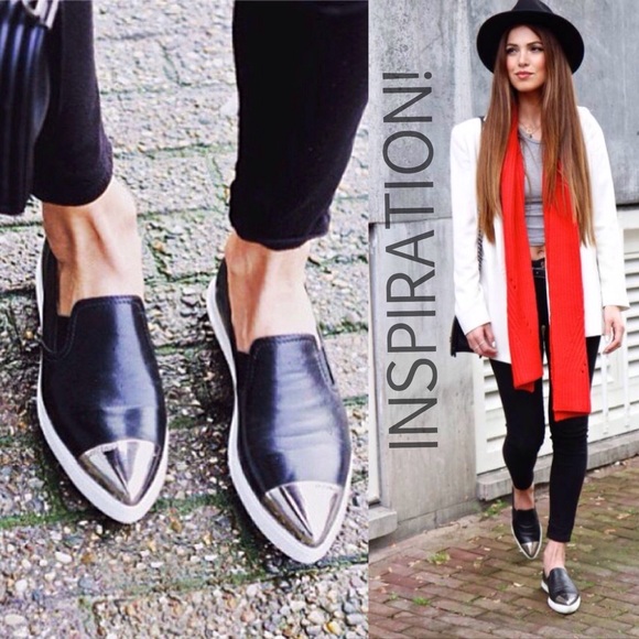 Truffle Collection Shoes - Cap toe Pointed Loafers!