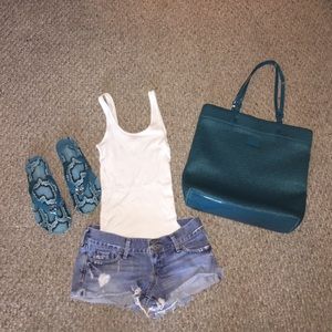 Michael kors handbag and  sandals :)