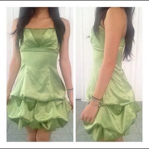 Green "Bubble" Dress