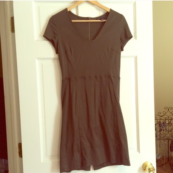 Dark olive green Banana Republic dress - Picture 3 of 4