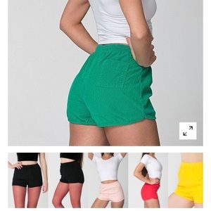 American Apparel S corduroy shorts