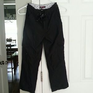 Boys black tony hawk pants