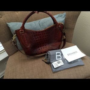 Brahmin pecan Melbourne satchel