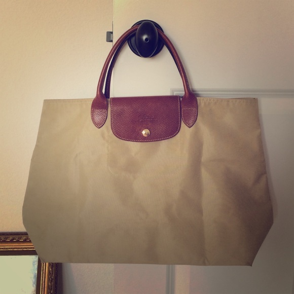 Longchamp tan cabas tote