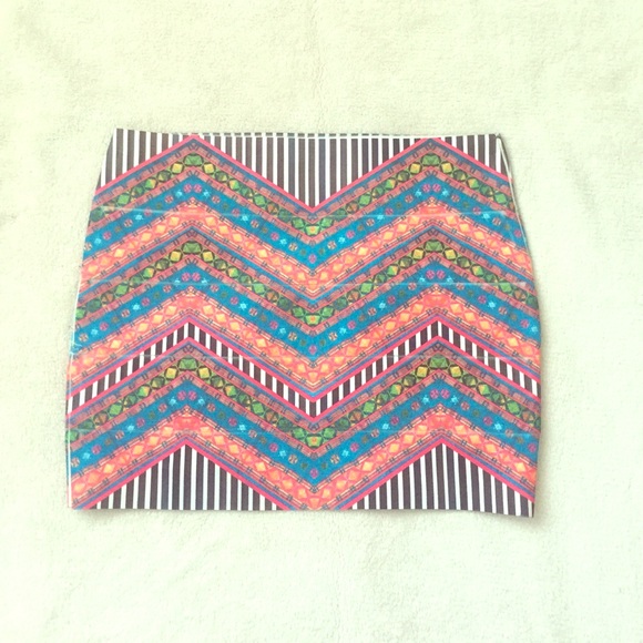 Printed Bandage Skirt