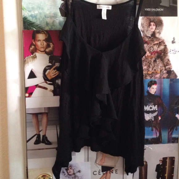 Black Ruffled shirt