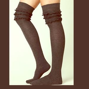 Free people thigh high socks