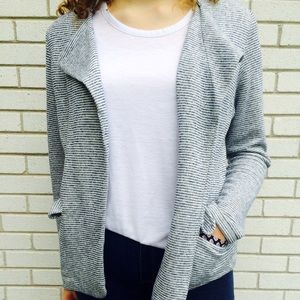 *NEW* Anthropolgie Striped Terry Jacket