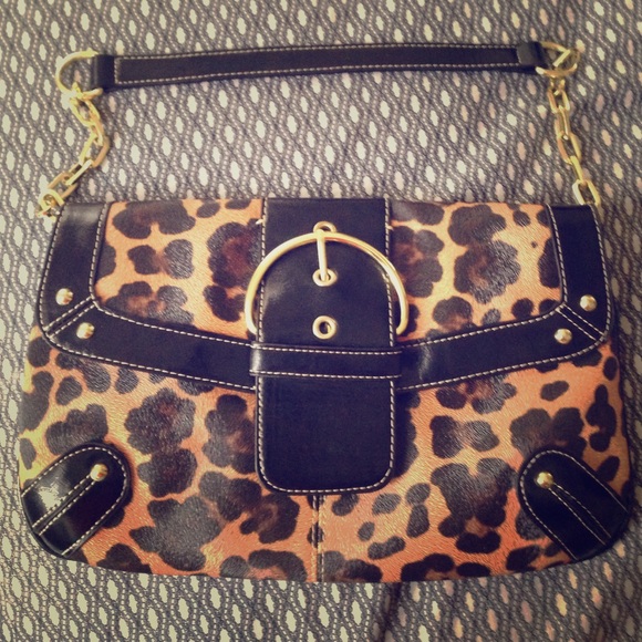 Vintage Cheetah Print purse!