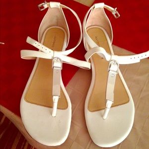 White sandals!