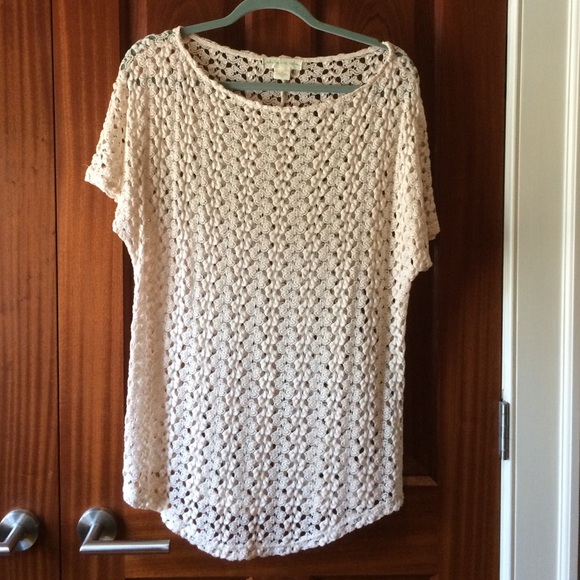 Lace tunic top