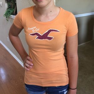 Hollister Orange tshirt