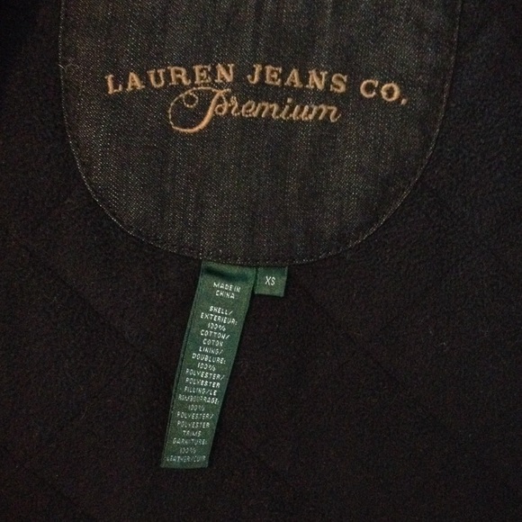 Ralph Lauren Premium denim & leather vest - xs - Picture 3 of 3