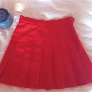 AA Red Tennis Skirt ( 27 shipped on 🅿️🅿️)