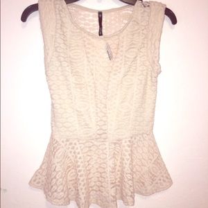 Beige top