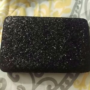 Sparkly Black Clutch