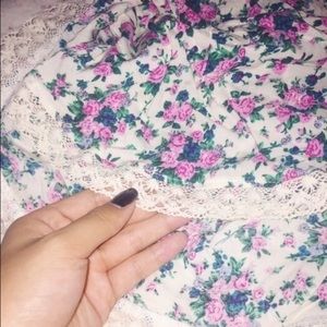 2 piece floral outfit