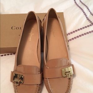 Cole Haan nude patent leather shoes, size 8.5.