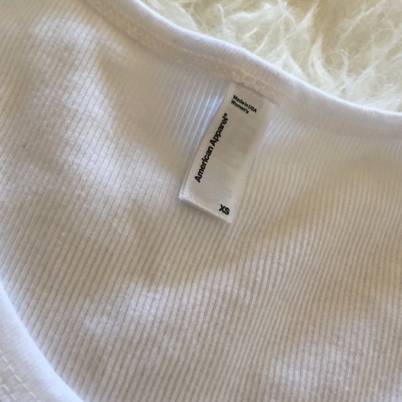 SOLD American Apparel Ribbed Button-up - Picture 2 of 3