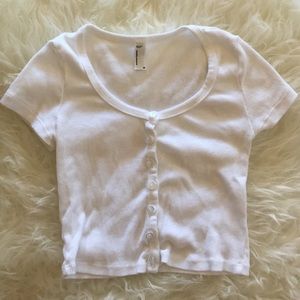 SOLD American Apparel Ribbed Button-up