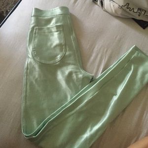 Brand new American Apparel mint Disco pants