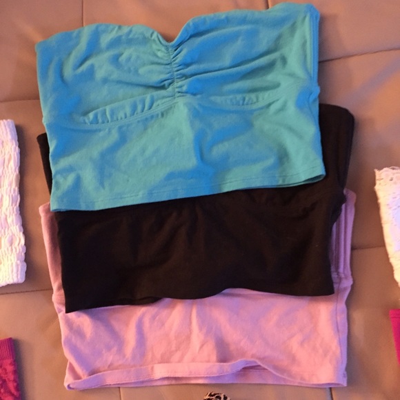 VS PINK Crop Top Strapless bandeau