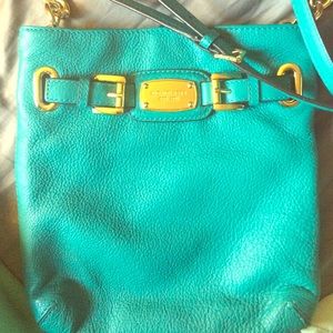 MK Aqua Crossbody Purse