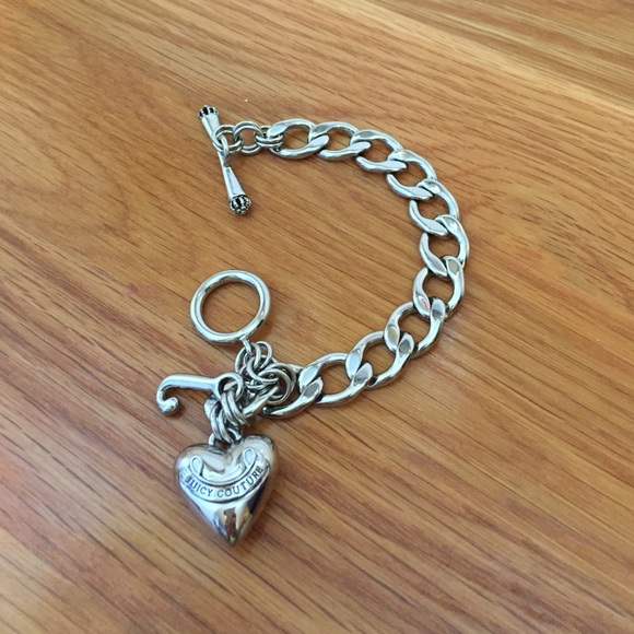 Silver Juicy Couture Charm Bracelet