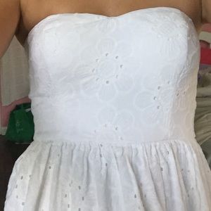 White homecoming dress