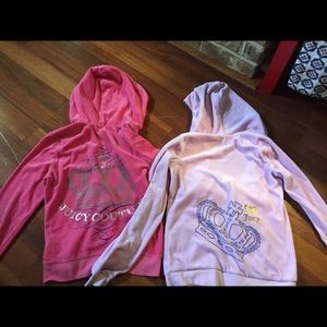 Two juicy couture track jackets !!