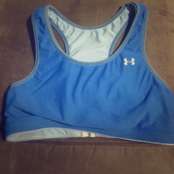 Blue UNDER ARMOUR sports bra!