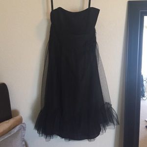 Black Alfred Angelo bridesmaid dress