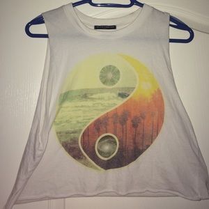 Brandy Melville Ying Yang Shirt