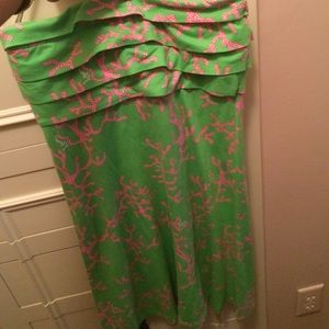 Lilly Pulitzer strapless dress