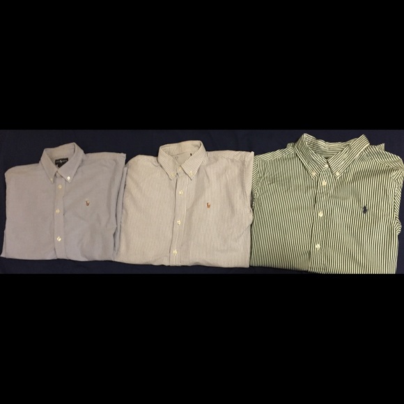 BUNDLE 3 Polo Ralph Lauren Button Downs
