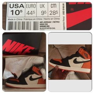 Jordan Retro 1 "SHATTERED BACKBOARD"