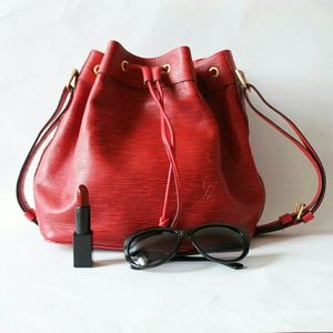 Red Bucket Bag