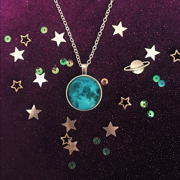Blue Moon Grunge Witch Necklace
