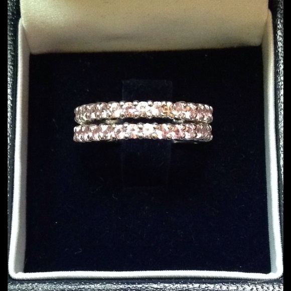 💍💕Stackable Light Pink Sapphire Rings💕💍 - Picture 3 of 4