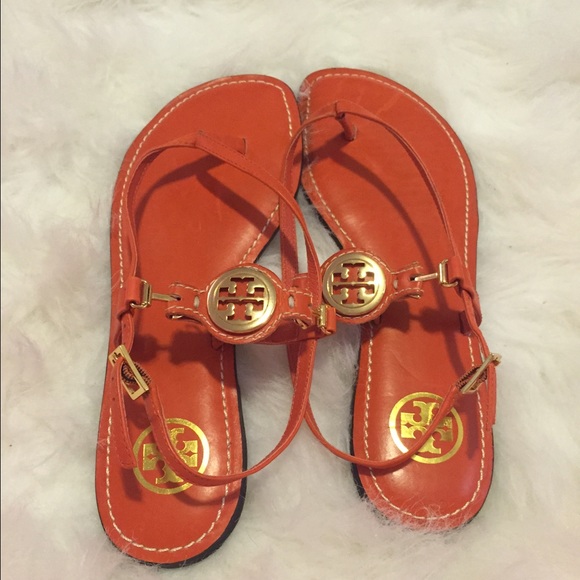 Tory Burch Orange Flats