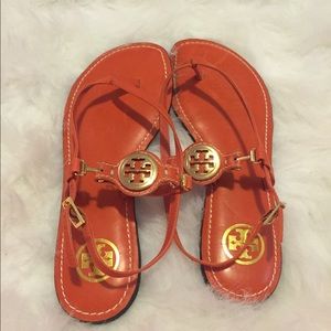 Tory Burch Orange Flats