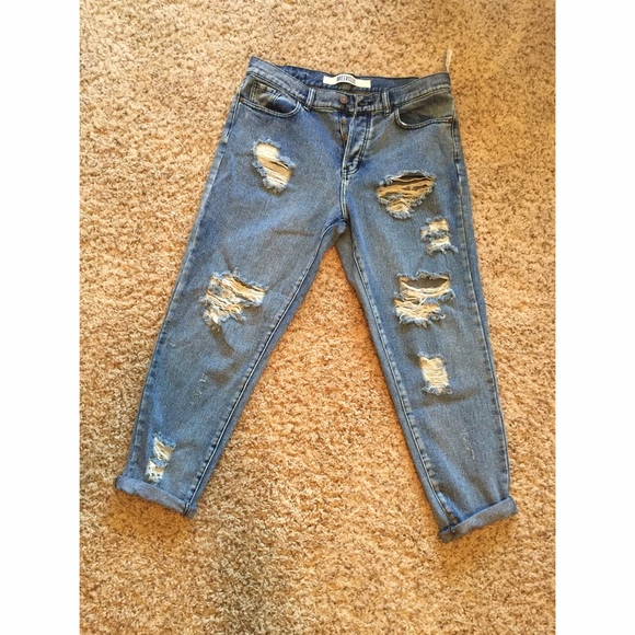 Brandy boyfriend jeans!