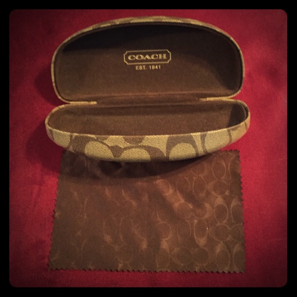 Coach glasses case