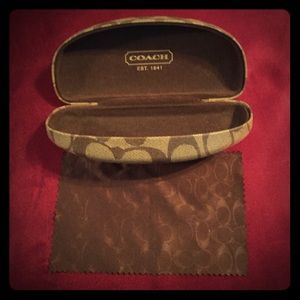 Coach glasses case