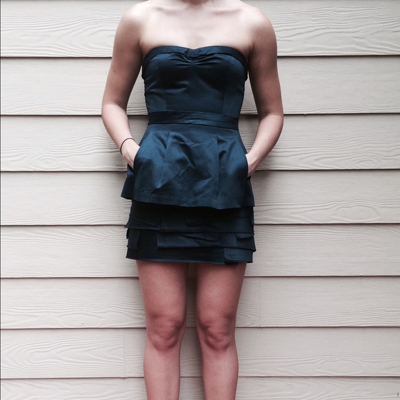 BCBG MaxAzria Navy Blue Cocktail Dress