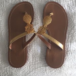 Size 7 LFT pineapple shoes!