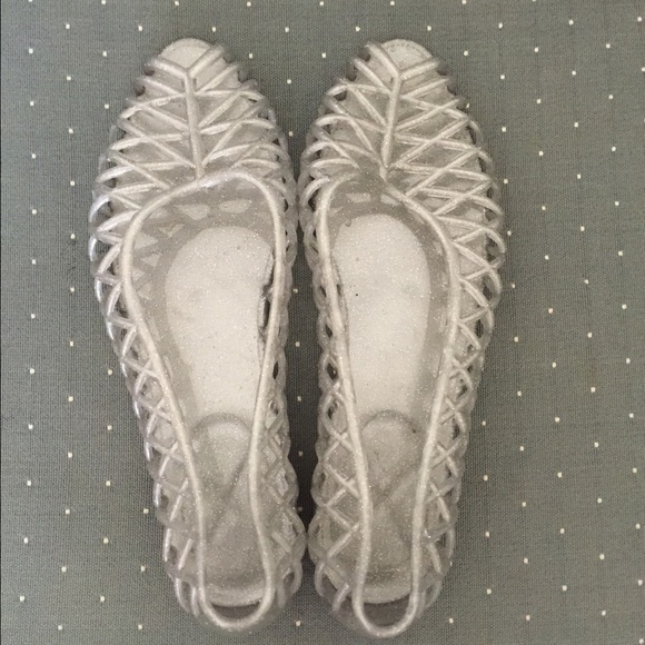 American Apparel Flat Lattice Jelly Sandal